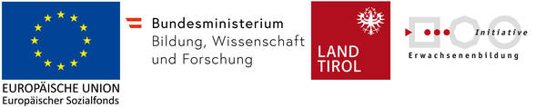 Logos EU Bildungsministerium Land Tirol